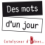 Des Mots d'un Jour 